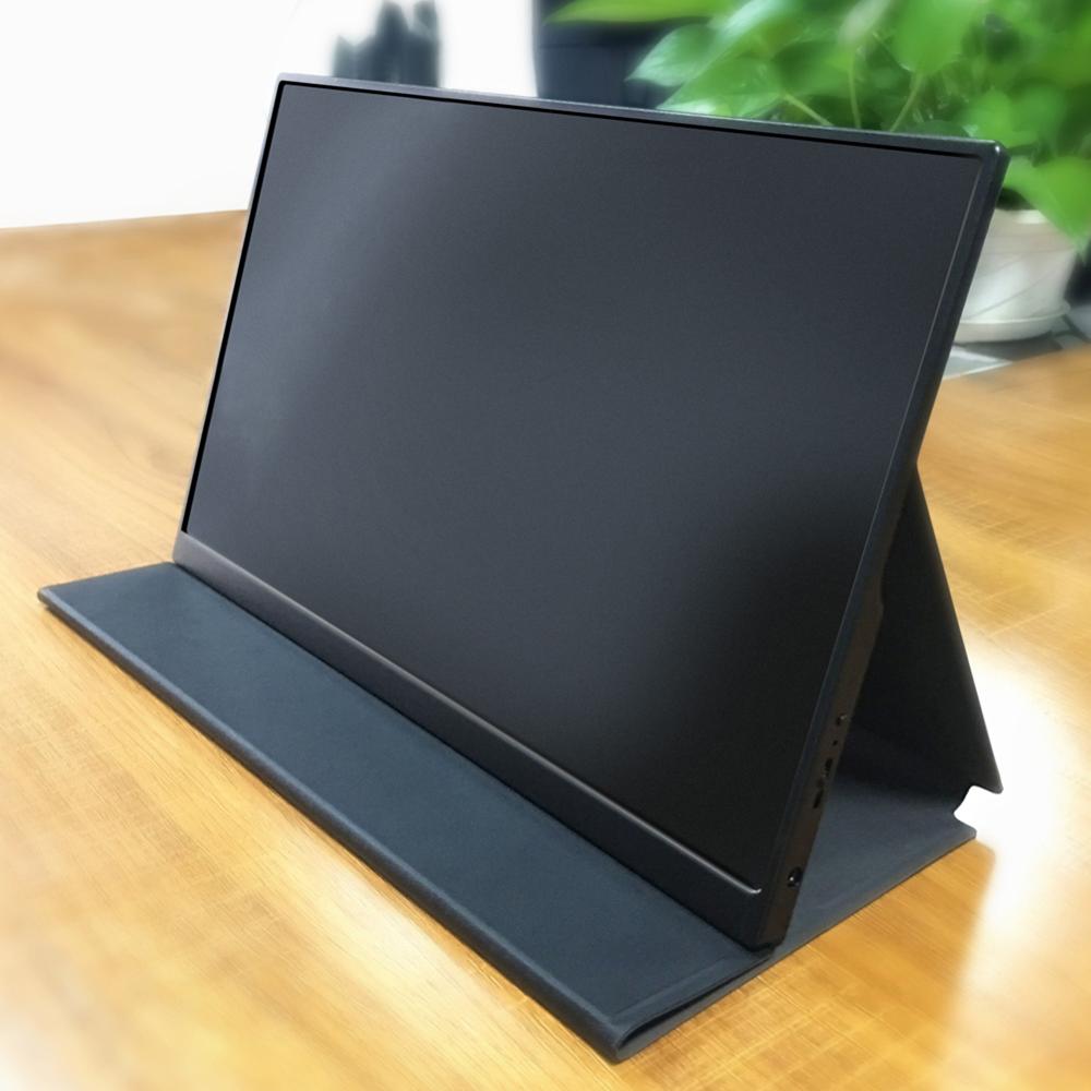 13.3 Tot 15.6 Inch Portable Monitor Case Make Up Van Pu Materiaal Voor Display Laptop Tablet