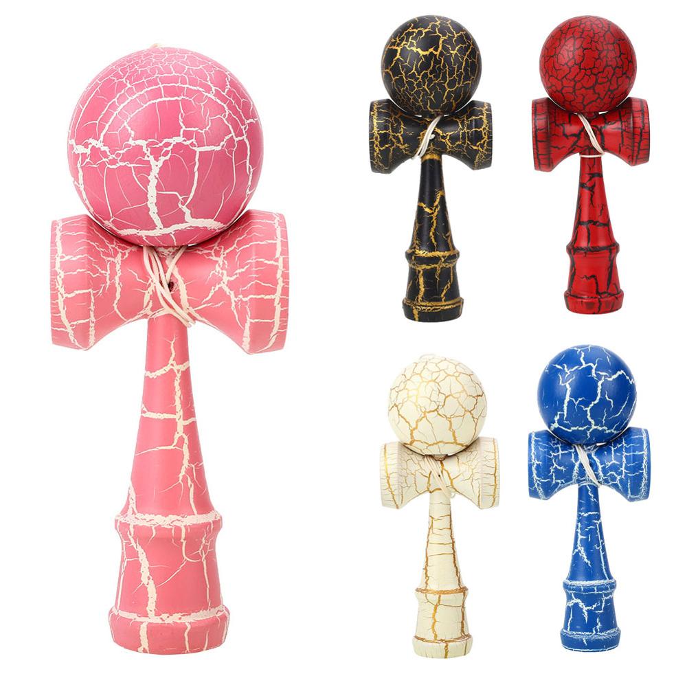 18CM giocattolo in legno Kendama professionale Kendama abile giocoleria palla istruzione gioco tradizionale bambini adulto sollievo dallo Stress Zabawk