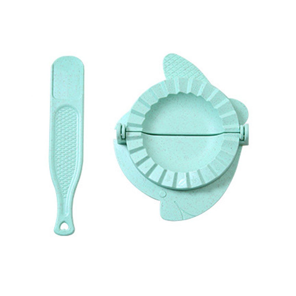 Moule à Ravioli en paille de blé, fabricant de raviolis chinois, Jiaozi, tartes, Clip, outil de pâtisserie: blue