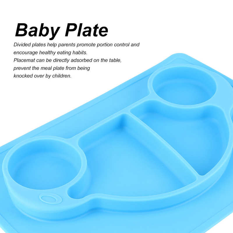 Non‑toxic Baby Plate Child Feeding Plate Baby for Children Kids Home