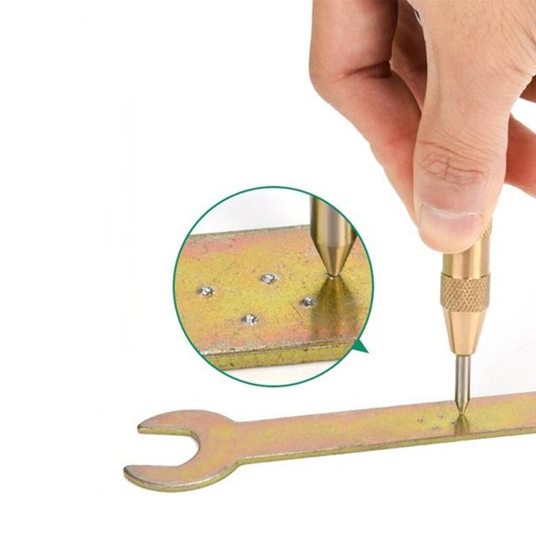 5'' Automatic Punching Metal Drills Electric Tools Center Punch Drill Bit Core Automatic Center Punch Woodworking Tools Marker