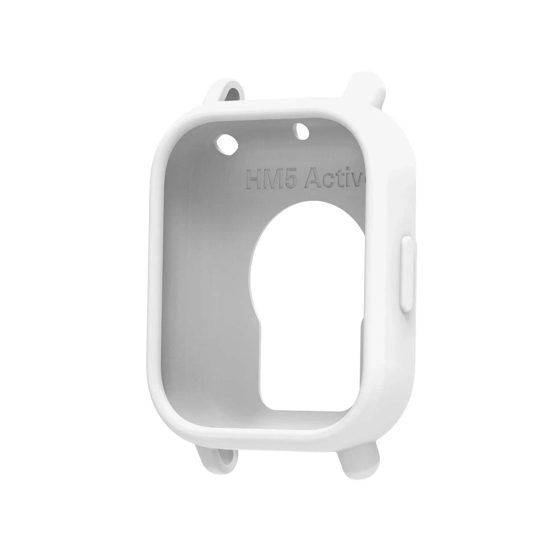 Horlogekast voor Redmi Watch 5 Actieve horlogedecoratie Zachte siliconen hoes voor Redmi Watch 5 Lite Anti-kras beschermende schaal: XS / WHITE