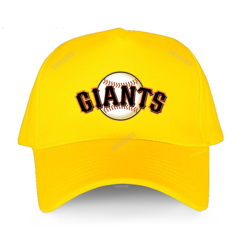 Giants Kugeln Von San Francisco Baseball Kappe Hut Motorhaube Casquette Outdoor Jungen Einfarbig Frühling Frauen Casual Fisch: yellow