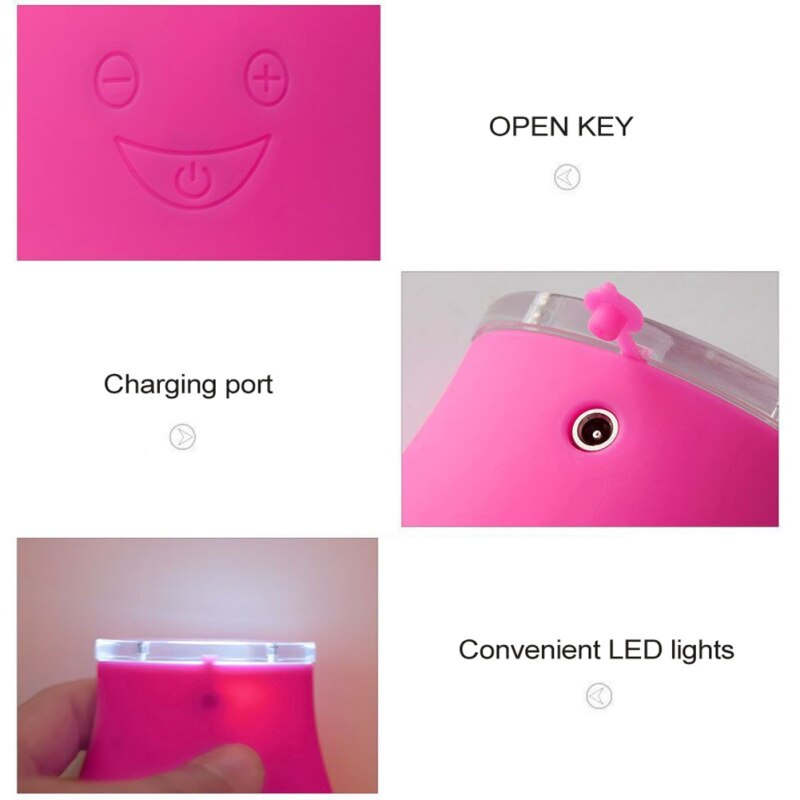 Elektrische gezichtsreinigingsborstel, sonische vibratie mini gezichtsreiniger, massage, vuilverwijdering, diepe poriënreiniging, siliconen massager