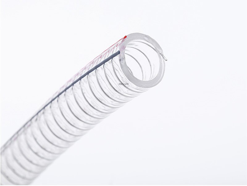 PVC hose with steel wire,inner 16mm,Plastic transparent soft pipe hose,High temperature water pipe