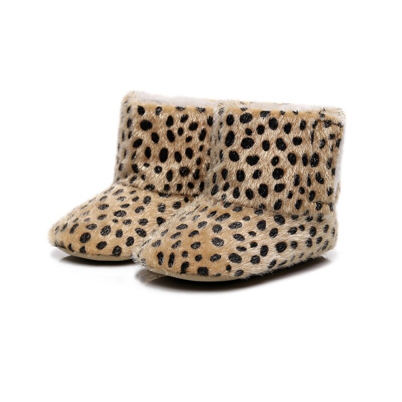 Baby Winter Warm Bont Snowboots Babyslofjes Anti-Slip Baby Jongens Bootie Schoenen 0-18M B