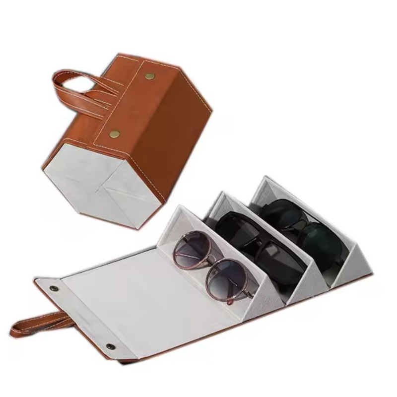 Reise Sonnenbrille Veranstalter Multi-Slot Sonnenbrille fallen Zubehör Aufbewahrung sbox tragbare faltbare Brillen Halfter Kasten Aufbewahrung