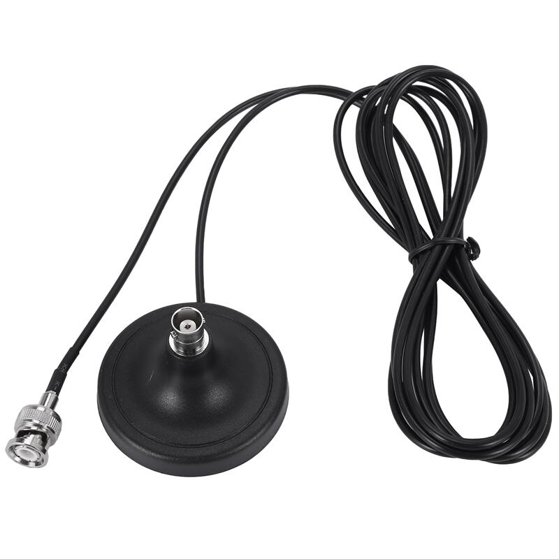 Wireless Antenna Base Microphone Antenna Base with Magnet 3 Meter Rg174 Cable Bnc Male Aerial: Default Title