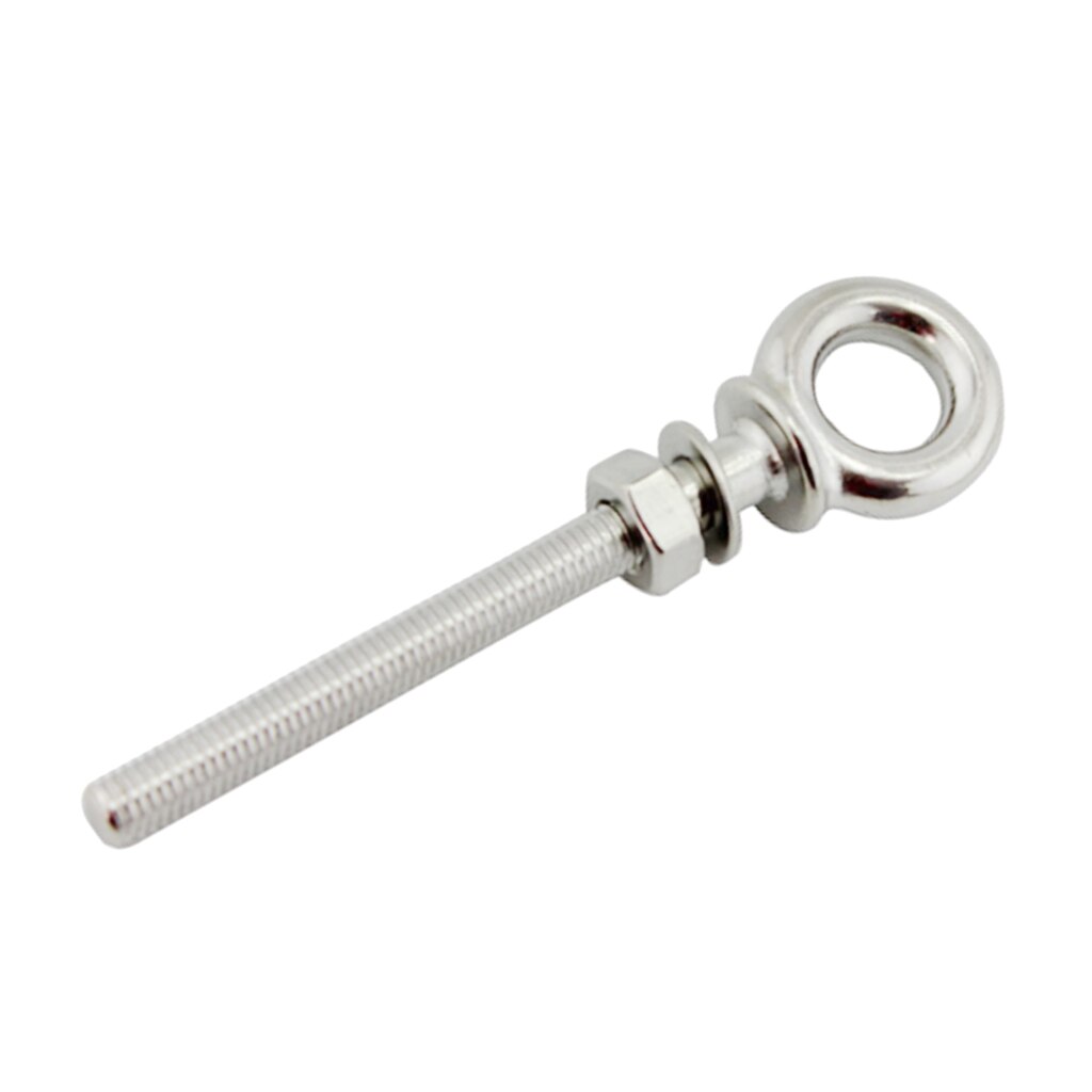 Marine 316 Stainless Steel Long Lifting Eye Bolts Eyebolts - M6