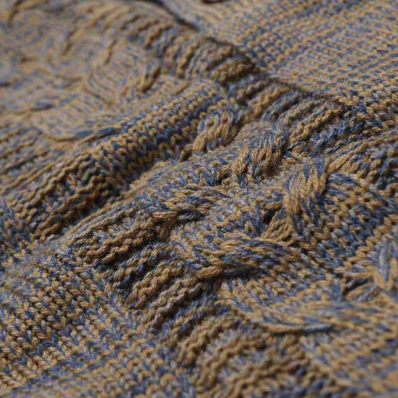 Male double breasted Sweater Autumn Winter Men Hooded Sweaters Men Casual Slim Sweaters Clothes