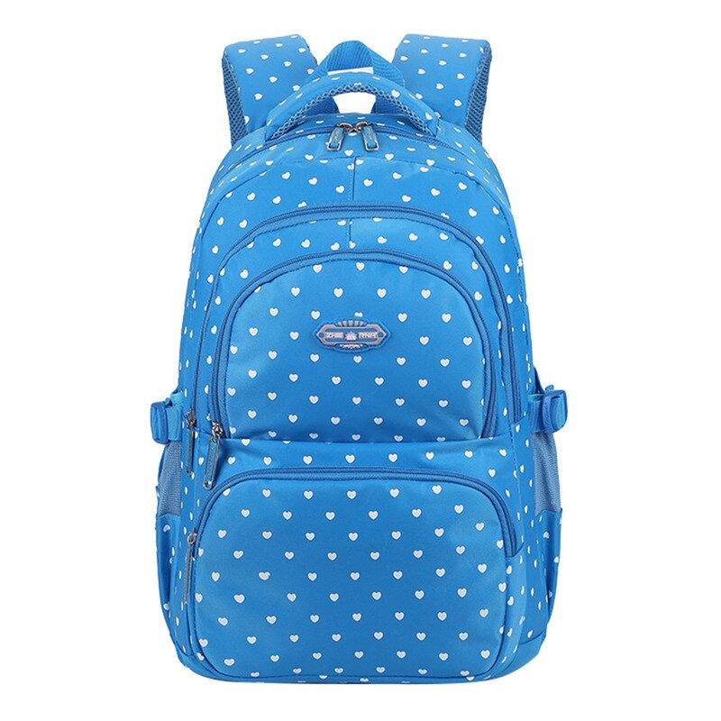 School Backpack for Teenage Girls Children School Bags Kids Book Bags Orthopedic Backpack Laptop Travel Bags for Teenage: blue