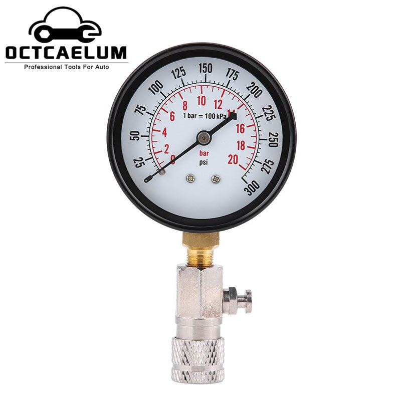 Petrol Engine Cylinder Compression Compressor Measure Tester Detect Diagnostic Tool Kit ST0073