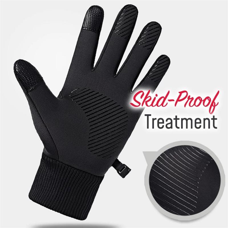 Invierno guantes impermeables todo tiempo térmicos sensibles guantes de pantalla táctil Micro-polar guantes de invierno al aire libre snowboard