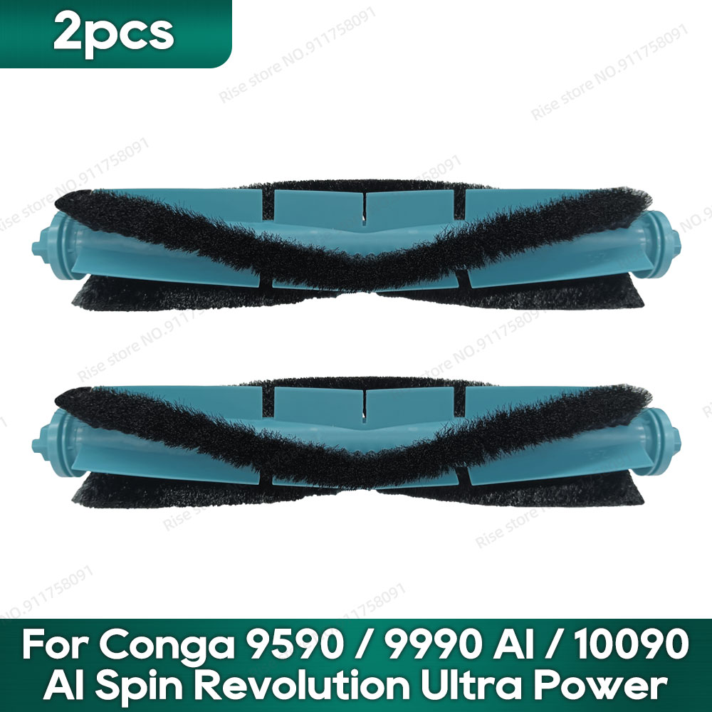 Compatible para Cecotec Conga 9590 9990 AI 10090 AI Spin Revolution Ultra Power Home recambios: Filtro Hepa, Cepillo Principal, Bolsa para Polvo: Borgoña