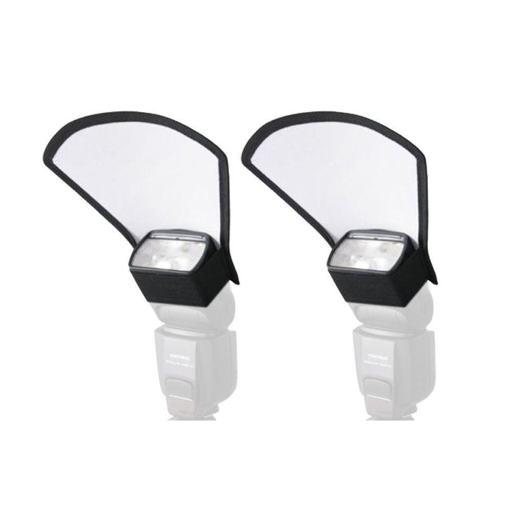 Remingtape 2x Runde Softbox 44cm - Tragbarer Speedlite Diffusor Für Kamerablitz