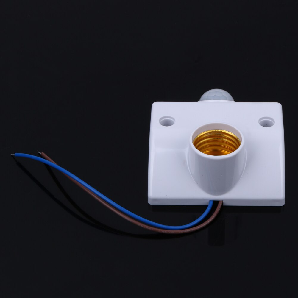 E27 220V Infrared Motion Sensor Automatic Light Lamp Holder Switch PIR Motion Sensor Switch Light Holder Socket