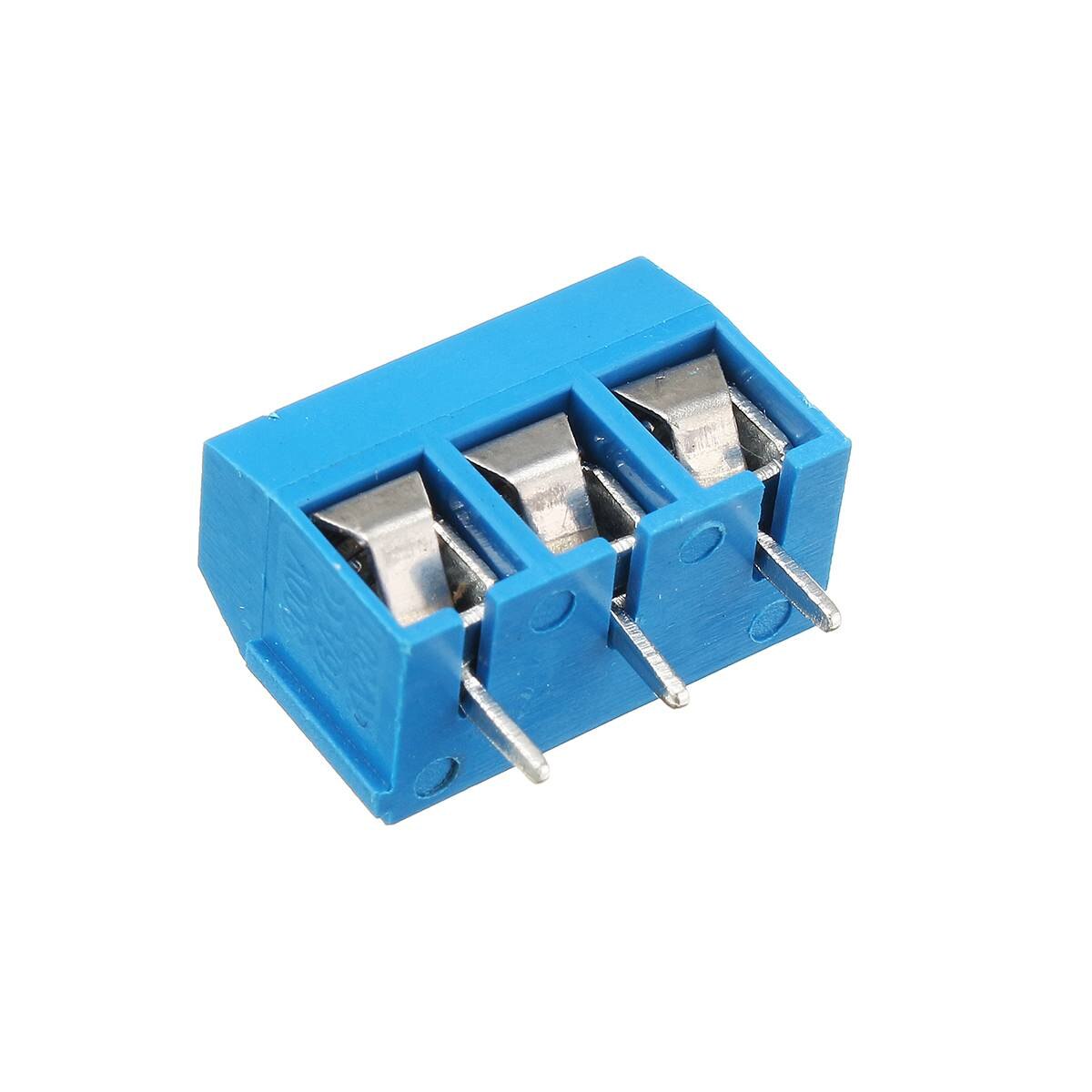 1 pcs 3 Pin 5.08mm Printed Circuit Board Connector Block Screw Terminals