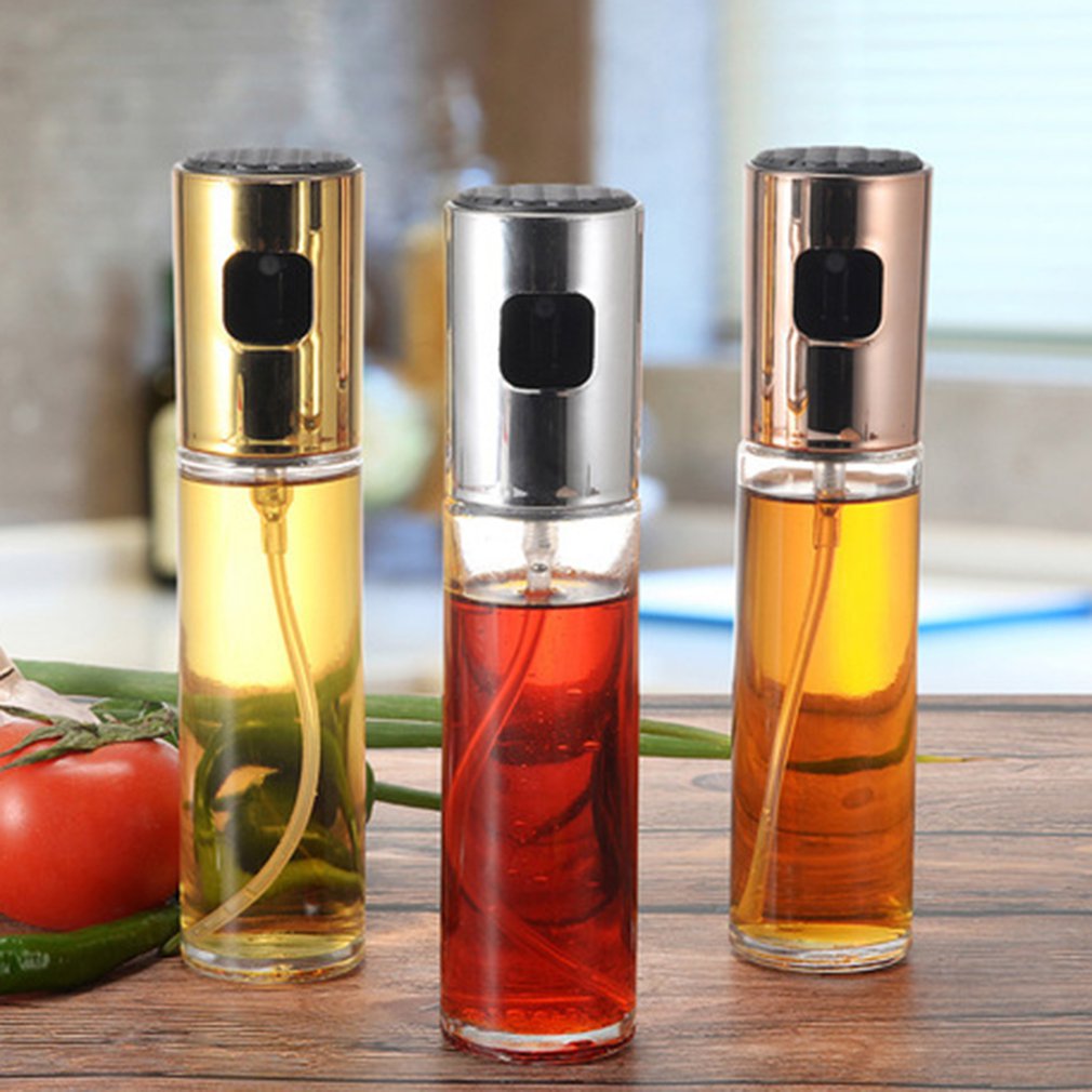 Injectie Ketel Olie Spray Pomp Fles Glazen Olijf Koken Roestvrij Stalen Pot Lekvrij Keuken Glas Injectie Fles