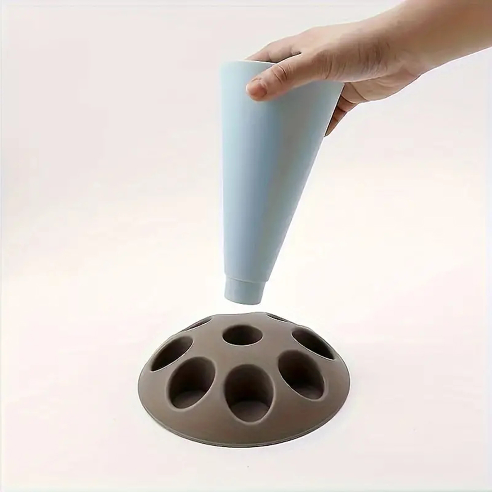 Bolsa para tuberías, boquillas, estante de almacenamiento con 8 ranuras, bolsa de repostería de gran capacidad, soporte de montaje, organizador, accesorios para hornear