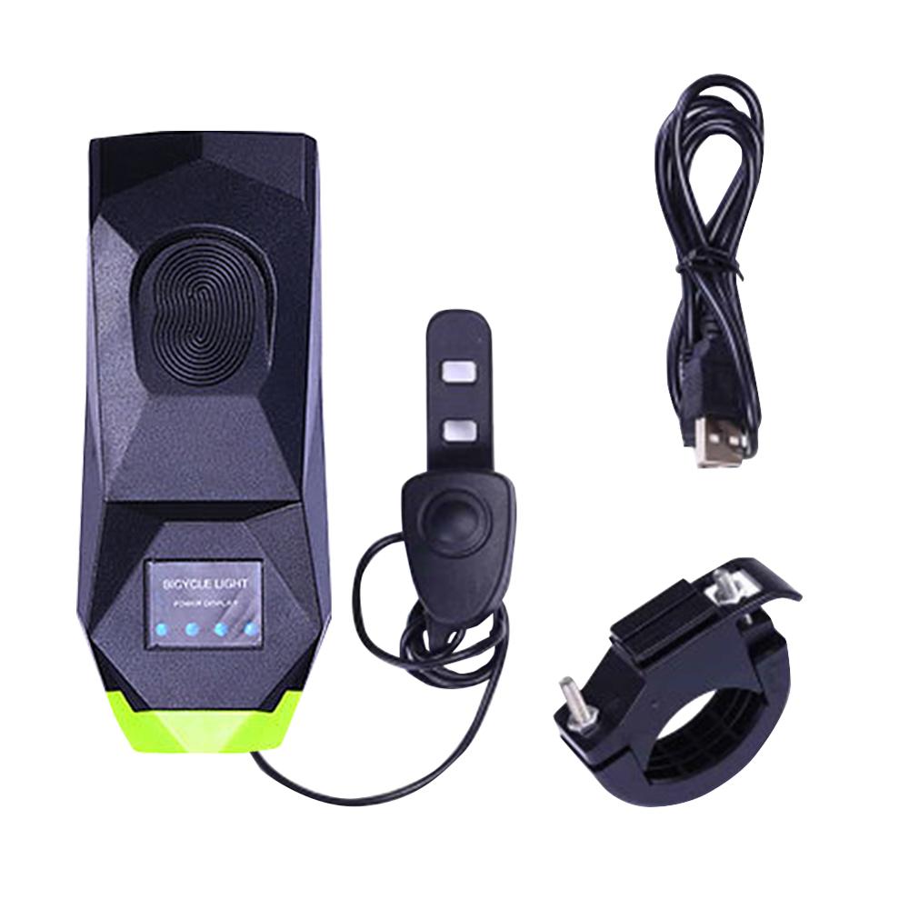 Fiets Licht Usb Oplaadbare 350 Lumen Fiets Lamp Front IPX5 Waterdichte Koplamp Zaklamp Fietslicht Fiets Accessoires: Groen