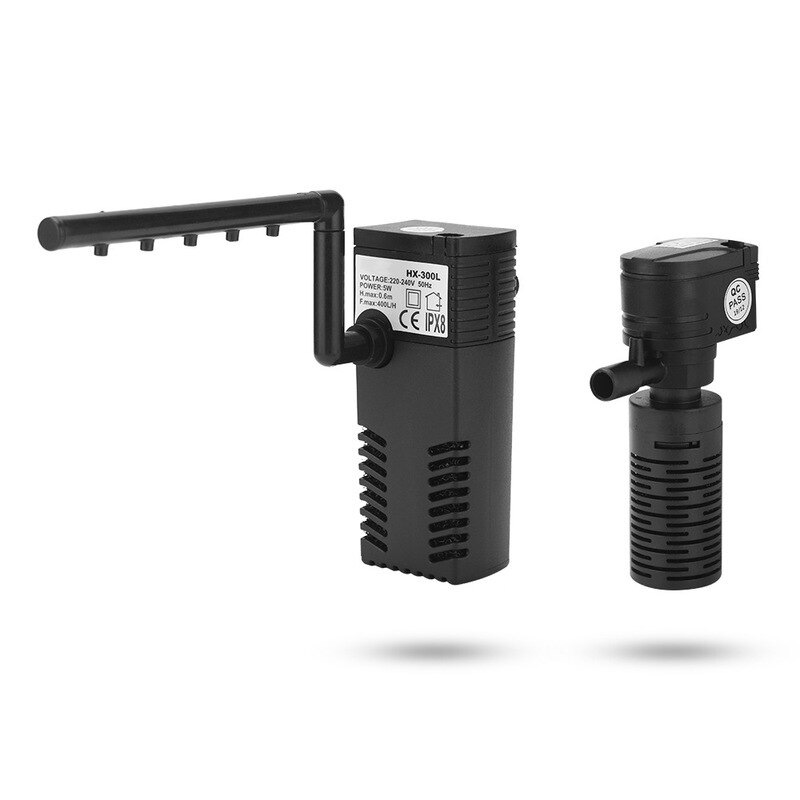 3 in 1 Fish Tank Multi-function Filter Rain Tank Circulation Aquarium Aeration Pump Aquarium Oxygen Submersible Water Purifier