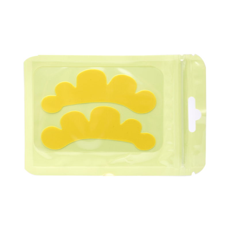 1 Paar Wimper Permanent Siliconen Oogkussens Wimper Permanent Optillen Anti-Rimpel Oogmasker Wimperverlenging Onder Oogvlekken Make-Up Tool: Paars