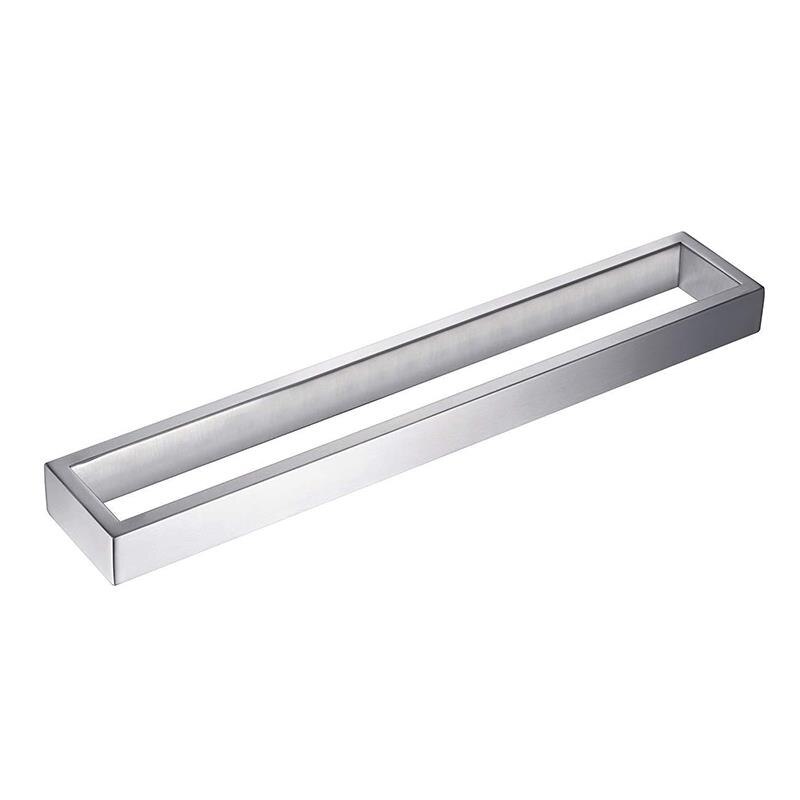 40Cm Rvs Badhanddoek Houder Badkamer Handdoekenrek Wall Mounted Handdoek Rail Rack Handdoek Houder Badkamer Opslag Plank