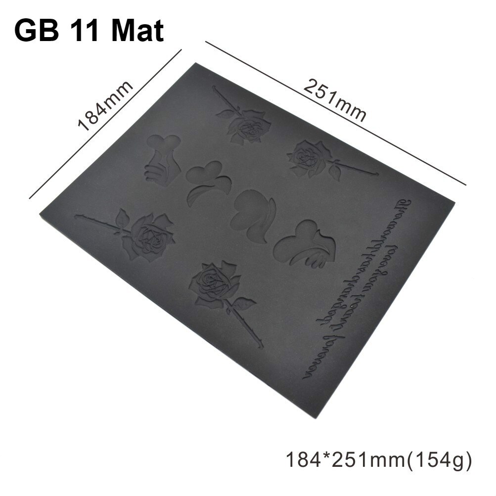 Silicone Swiss Cake Mould Yule Log Mold Large Buche Form Silicon Fondant Mat Impression Lace Moulds: GB11MAT