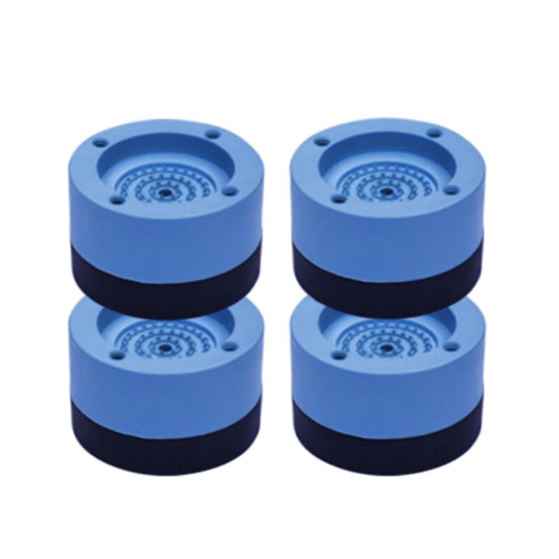 4pcs/set Antislip Washing Machine Feet Mats Nonslip Refrigerator Antivibration Pad Noisereducing Kitchen Bathroom: BL-1