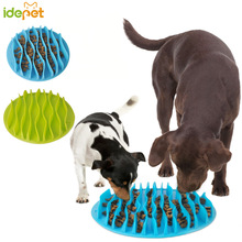Hund kattefoder langsom foder jungle hvalp anti-skrid kvælningssikker skål stop labyrint skål sund mad fodring oppustet forsyninger