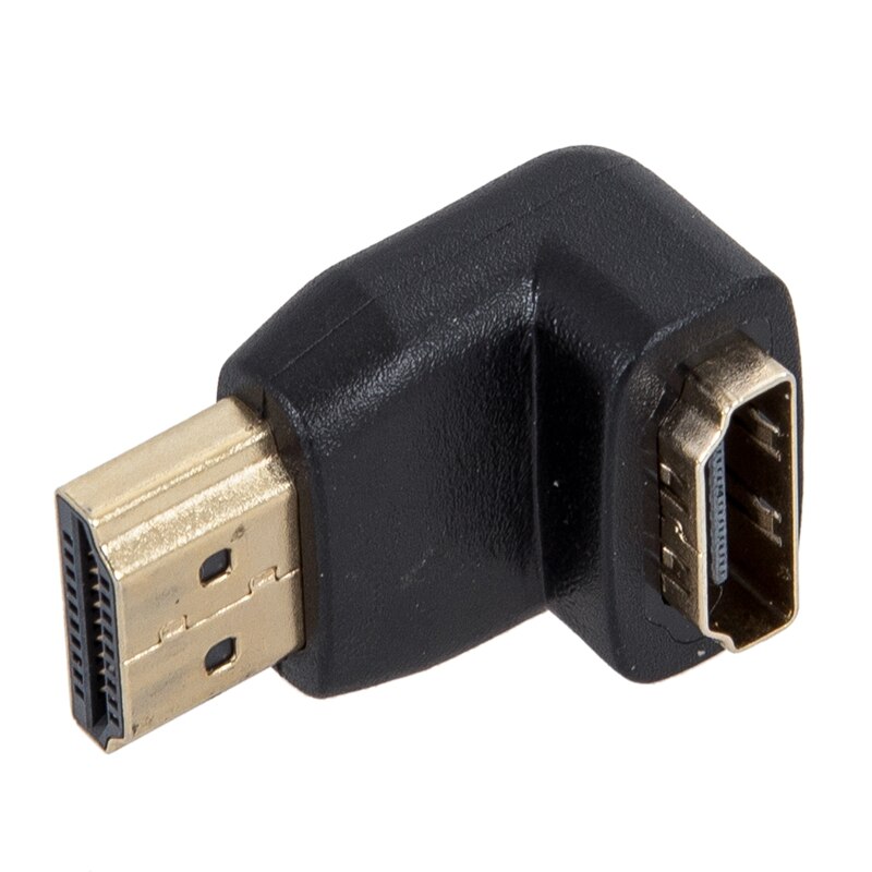 Hdmi Haakse Man-vrouw Adapter & Hdmi Haakse Port Saver Adapter (Man-vrouw)-270 Graden-Verticale