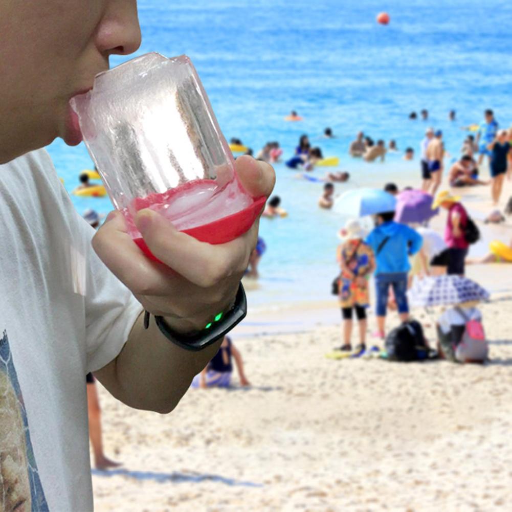 Tasse de bière d'été cylindre, Cube de glace, en Silicone, moule de congélation, plateau, fête, Cocktail, Cola, adapté au Bar, plage