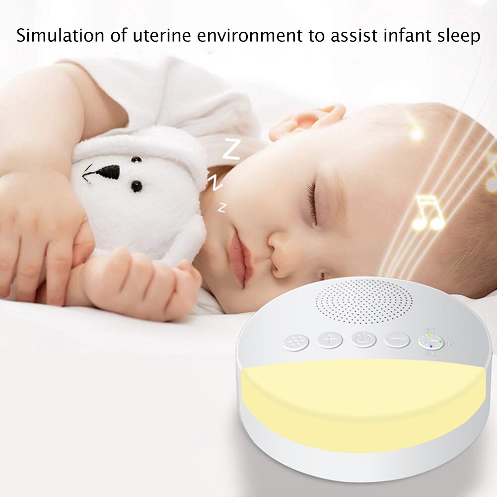 White Noise Machine Rechargeable Timed Shutdown Baby Sleep Sound Machine