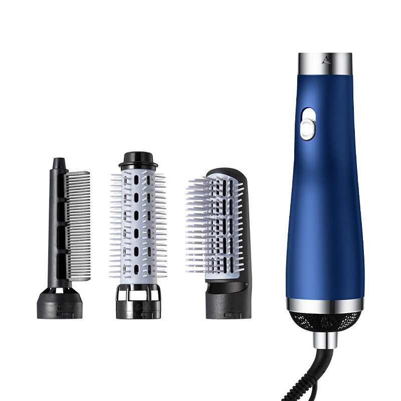 Multifunctionele 3 In 1 Föhn Borstel Steil Haar Kam Haar Krultang Een Stap Air Brush Vrouwen Roterende Haar droger Borstel: eu stekker / 3