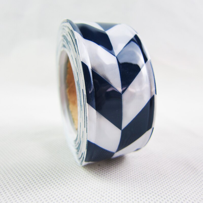 3cm x 3m PVC Reflective Strip for Police Garment Prismatic Reflective Tape Sew on Clothes Hat Bag