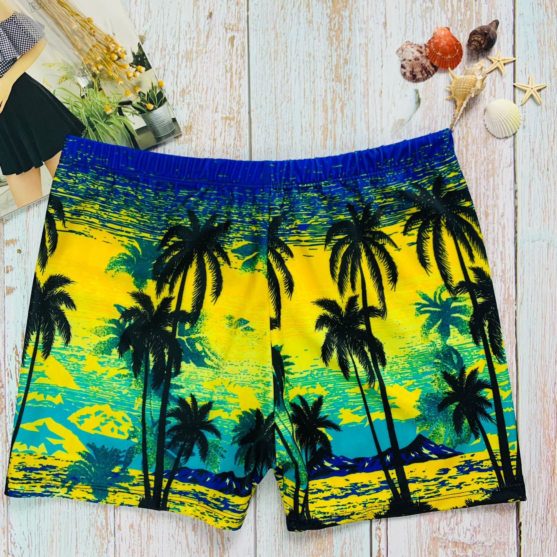 Badbyxor för vuxna för badkläder för män snabbtorkande korta baddräkter för män män badshorts strand badkläder spabyxor