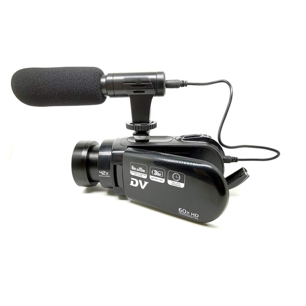 D601 Lightweight 16 Million Pixel Digital Video Camera with Wide-angle Lens Microphone Recording