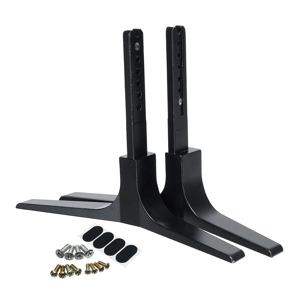 32-65 Inch Height Adjustable Universal TV Stand Base Table Top Flat TV Stand Legs: Default Title