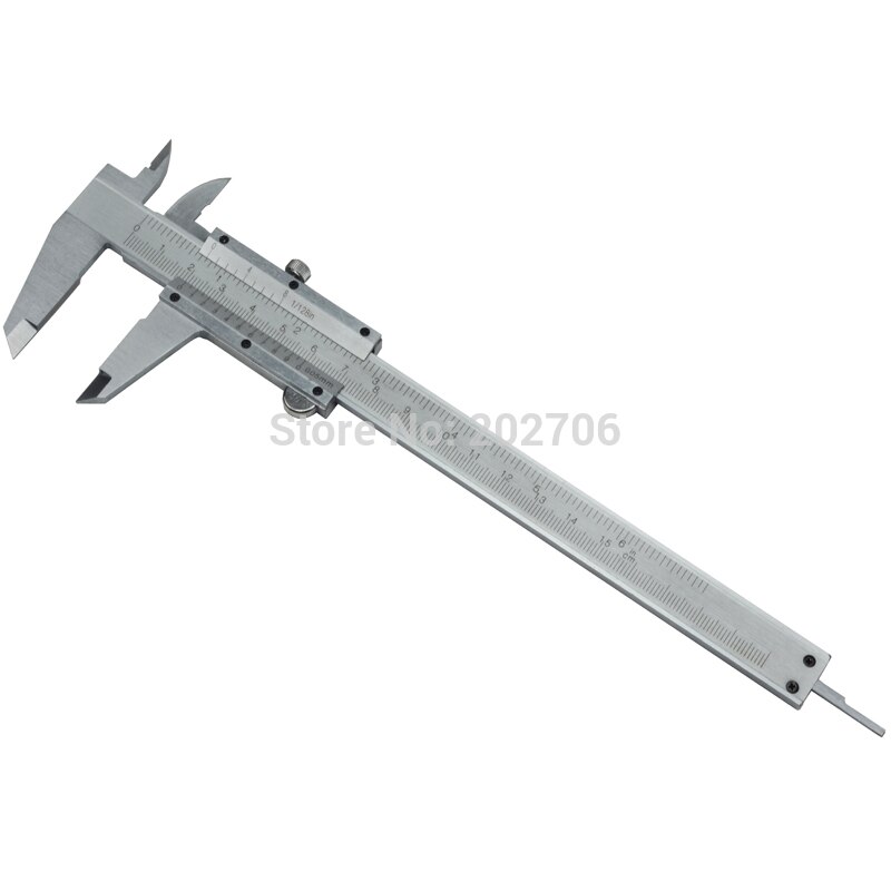 Vernier Caliper 6" 0-150mm 0.05mm 1/128" Metal Calipers Gauge Micrometer Pie De Rey Paquimetro Measuring Tools