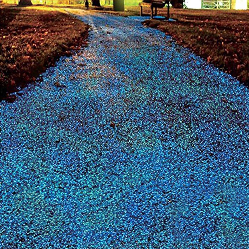 50/100 st färgglada självlysande sjöstjärna conch skal formad glödande dekoration stenar kullersten akvarium akvarium pool fluorescerande