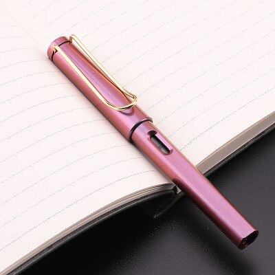 Regenbogen Farbe Brunnen Stift Für freundlicher Schreiben Schule Bürobedarf Kawaii Schreibwaren Stift Schreiben Werkzeug 0,38mm: M rot