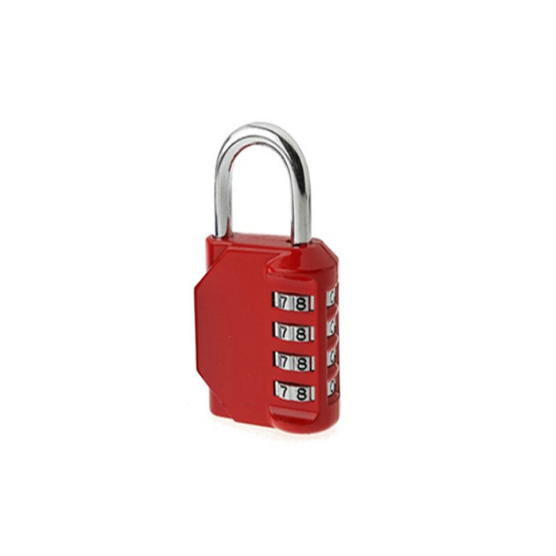 Durable 4 Digit Lock Padlock Lock Waterproof Number Locks For Door Suitcase Bag Package Cabinet Locker Window Key Locks