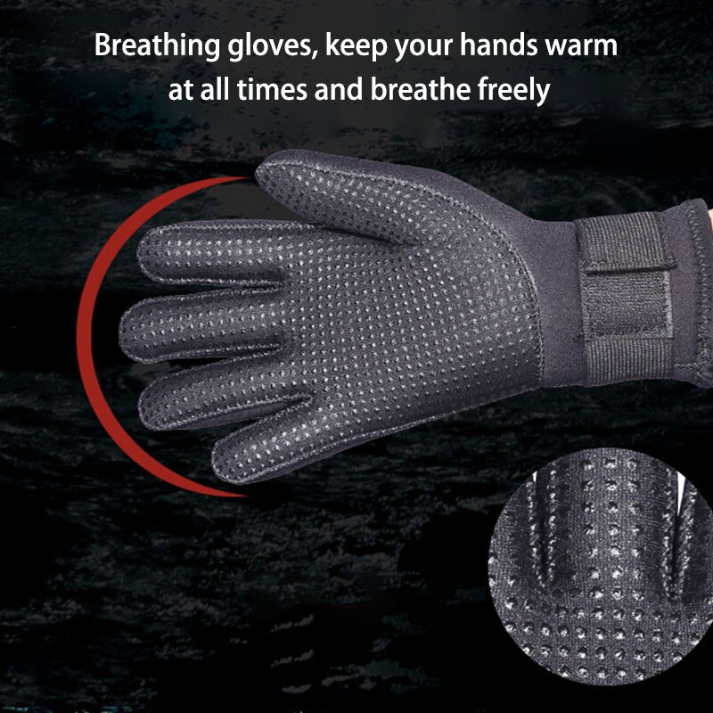 Extérieur anti-rayures garder au combinaison de plongée natation gants de plongée gants de natation équipement de plongée en apnée 5 Mm néoprène scubaspearpêche S-XL