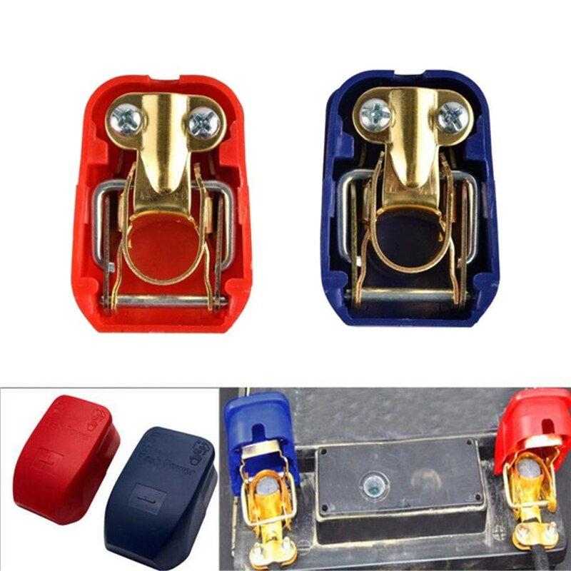 1 Pair Auto Car 12v Car Battery Terminals Connector Switch Clamps Quick Release Lift Off 5256