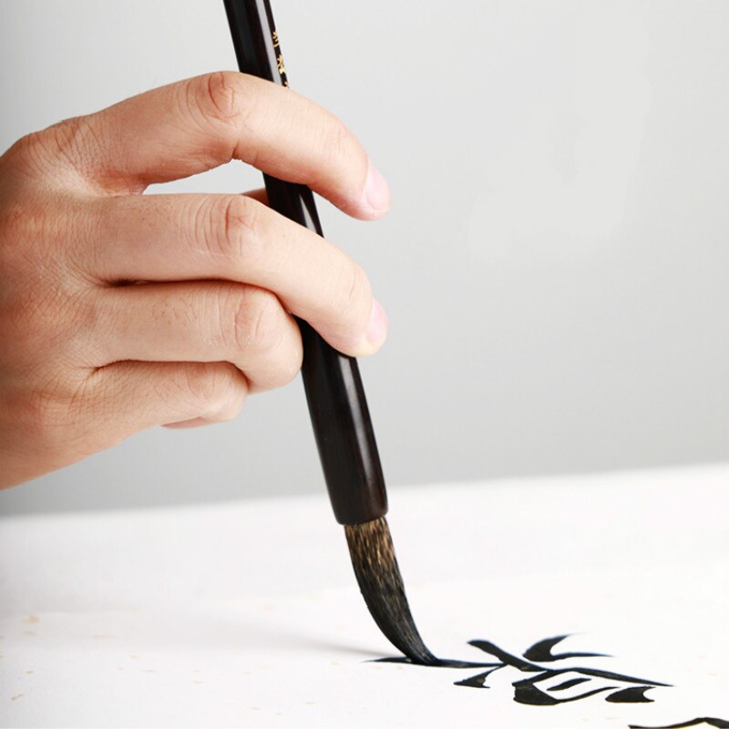 Adult Mouse Whisker Calligraphy Pen Watercolor Painting Couplet Writing Calligraphy Brush Pen Large Brush Pen Tinta China