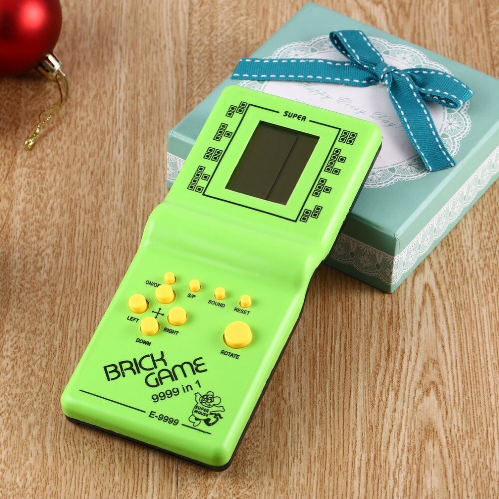 Lcd Game Elektronische Vintage Tetris Brick Handheld Arcade Pocket Speelgoed Tetris Brick Spel Voor Kinderen Educatief Speelgoed