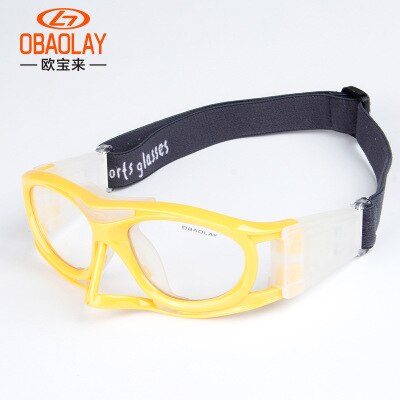 Sportsbriller bjergbestigning vandreture campingbriller tennis basketball fodboldbriller multifunktionelle holdbare sportsbriller: Gul