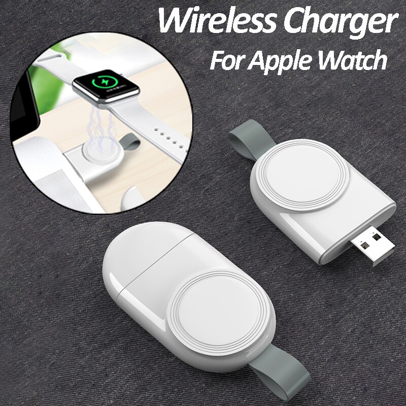 Draadloze Oplader Voor Apple Horloge Serie 6 Se 5 4 3 2 1 Opladen Dock Station Usb Draagbare Draadloze Oplader voor Iwatch 6 Se 5 4
