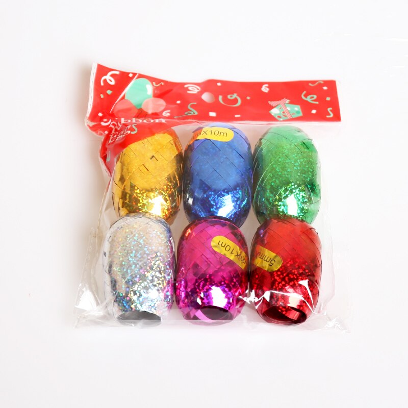 21pcs 32 inch Number Foil Balloons Latex Confetti Helium Balloons Wedding Birthday Party Decoration Supplies Baby Shower Globos: 6pcs ribbon