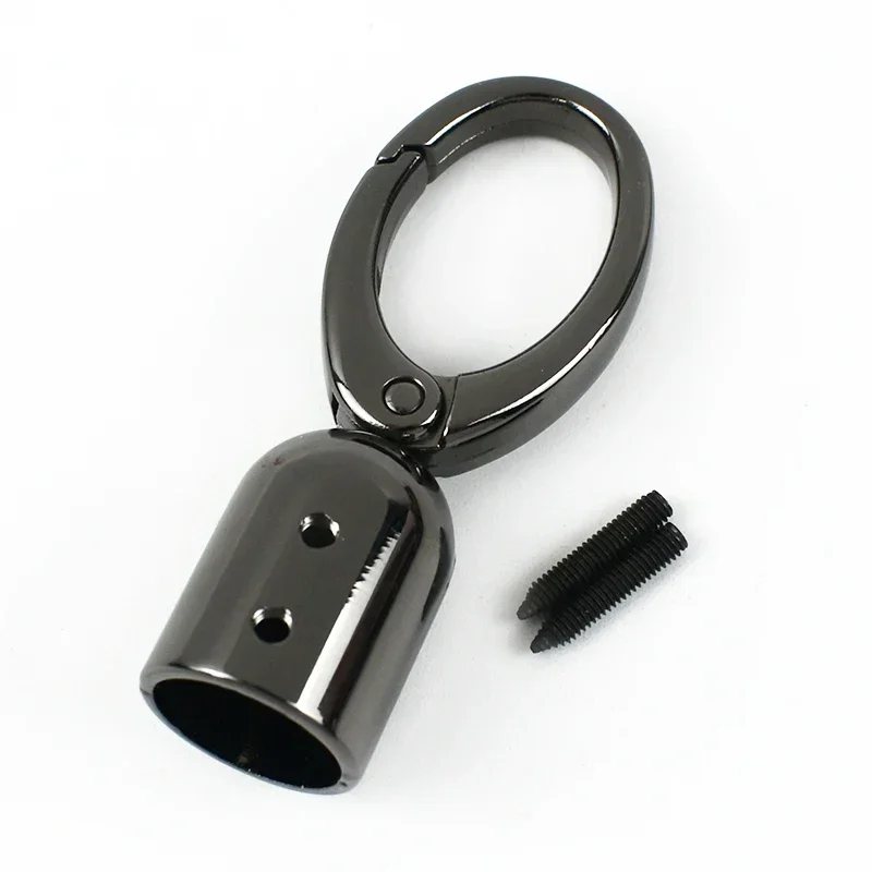 2/4/10 Stuks Metalen Clip Stopper Gesp Tas Riem Connector Decor Haak Handtas Keten Koord Hanger Lock sluiting DIY Hardware Accessoires: 3 # / zwart